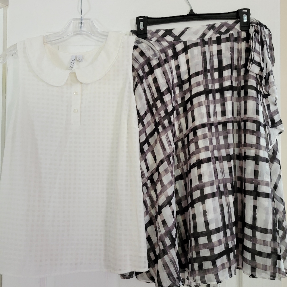 Elle Skirt & Shirt Set Medium